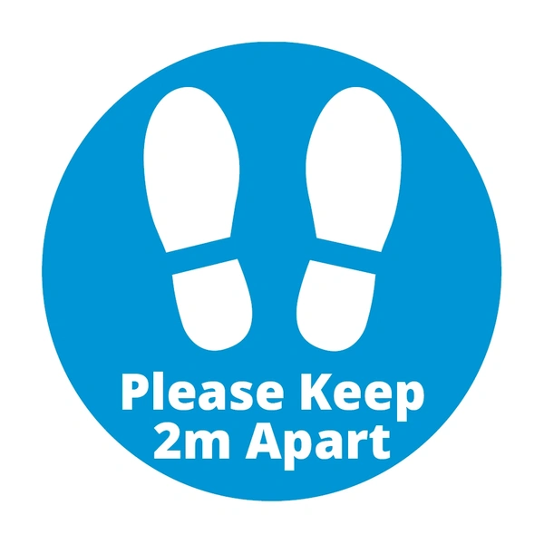 Floor Vinyl - 2m Blue
