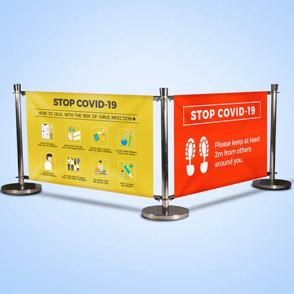 COVID PVC Cafe Barrier